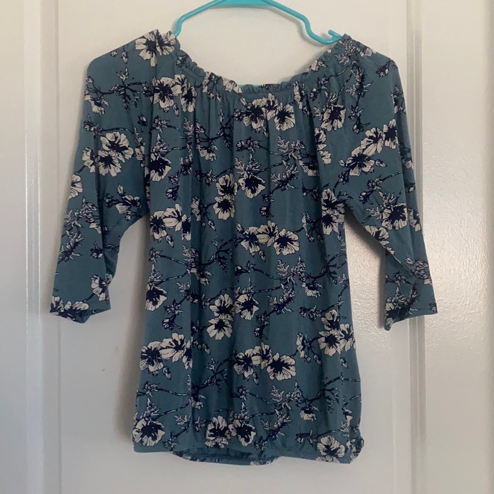 Viviance Floral Off The Shoulder Top